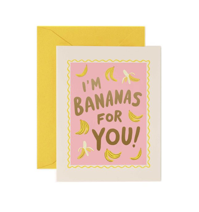 Bananas For You Card