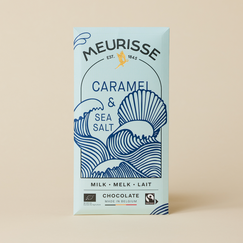 Caramel and Sea Salt 39% Milk Chocolate