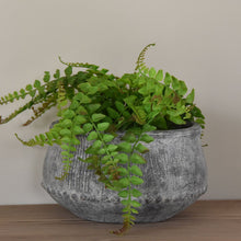 Ribbed Planter Grey Wash